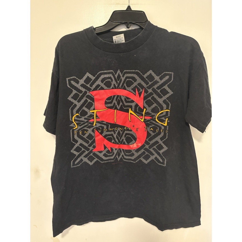 Vintage 1993 Sting Ten Summoner's Tales concert Tour tee Shirt L